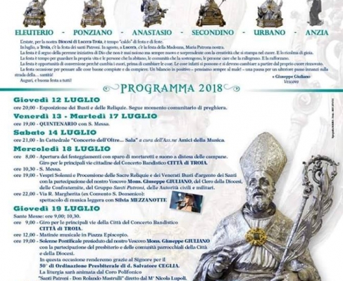 Festa Santi Patroni di Troia 2018