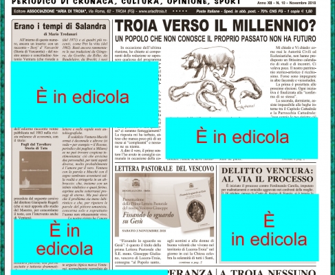 Aria di Troia e del preappennino Novembre 2018