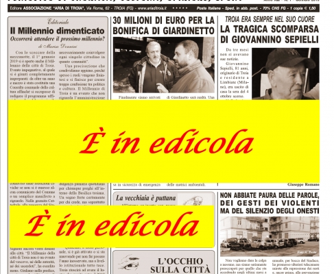 Aria di Troia e del preappennino Gennaio 2019