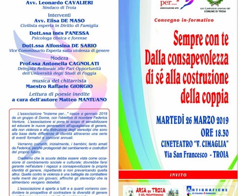 Insieme per ricordare Federica Ventura attraverso la formazione