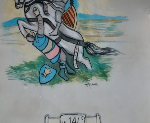 Murales del Millennio di Troia del maestro Aldo Cibelli