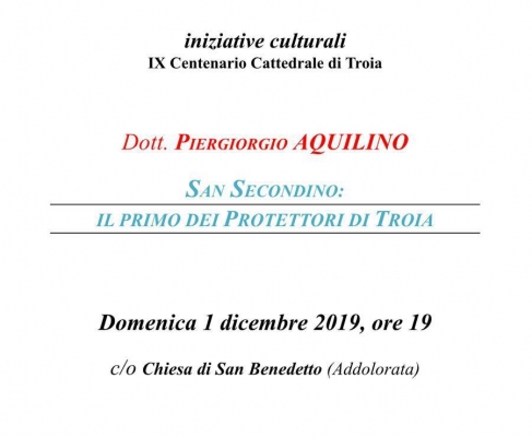 San Secondino: il primo dei Protettori di Troia