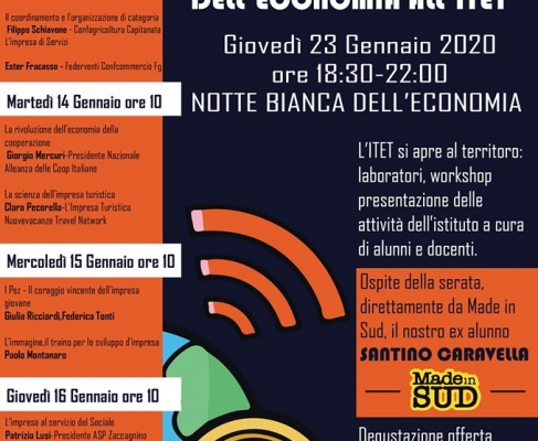 Conclusa la Settimana dell’Economia all’ITET di Lucera nuove iniziative in arrivo