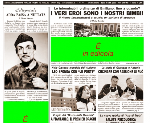 Aria di Troia e del preappennino aprile 2021