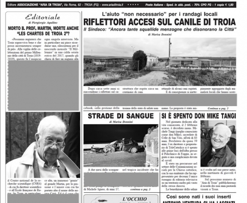 Aria di Troia e del preappennino febbraio 2021