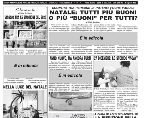 Aria di Troia e del preappennino gennaio 2021