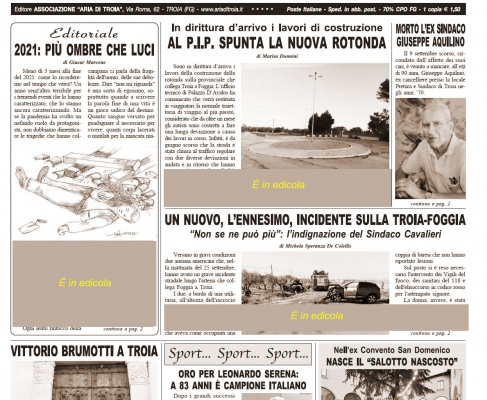 Aria di Troia e del preappennino ottobre 2021