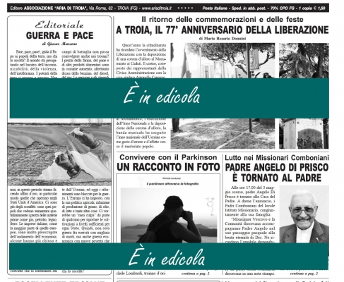 Aria di Troia e del preappennino maggio 2022