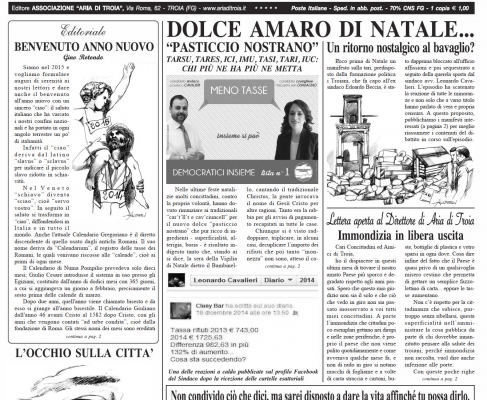 Aria di Troia e del Preappennino Gennaio 2015