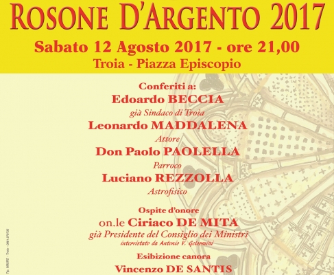 Programma manifestazione 2017